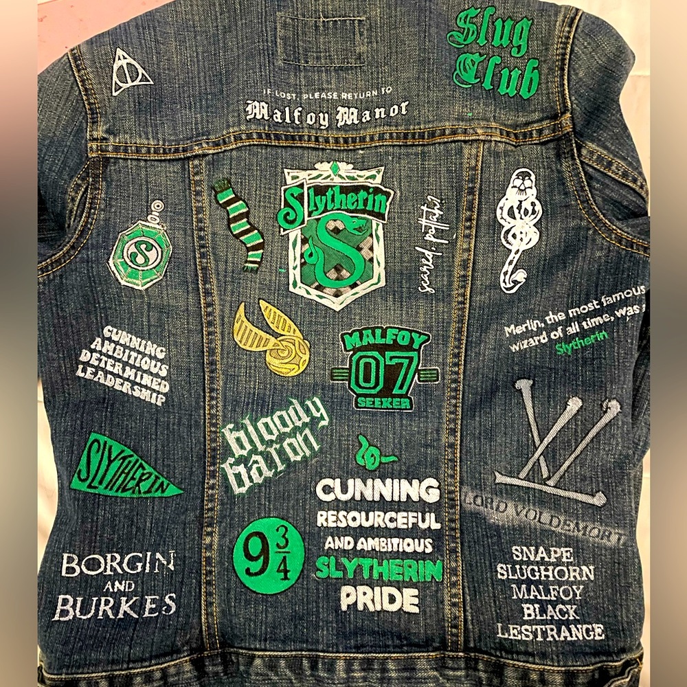 Slytherin patch jacket